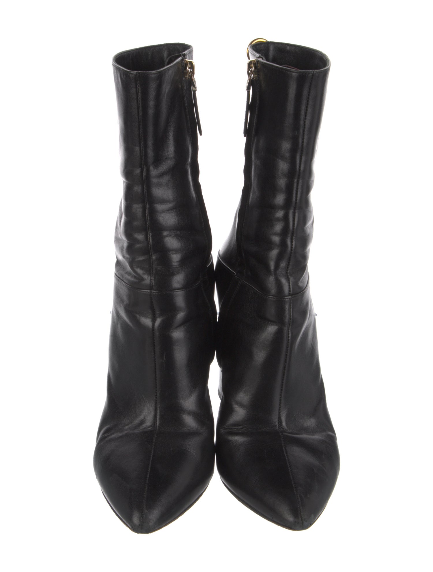 Valentino Rockstud Accents Leather Boots